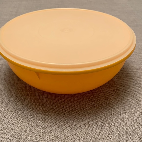 Tupperware Kitchen Vintage Tupperware Orange Fix N Mix Storage